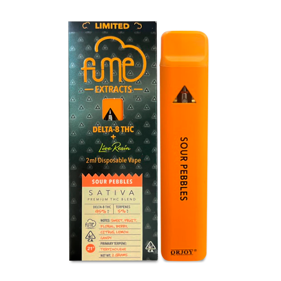 Fume Limited Delta 8 Live Resin Sour Pebbles