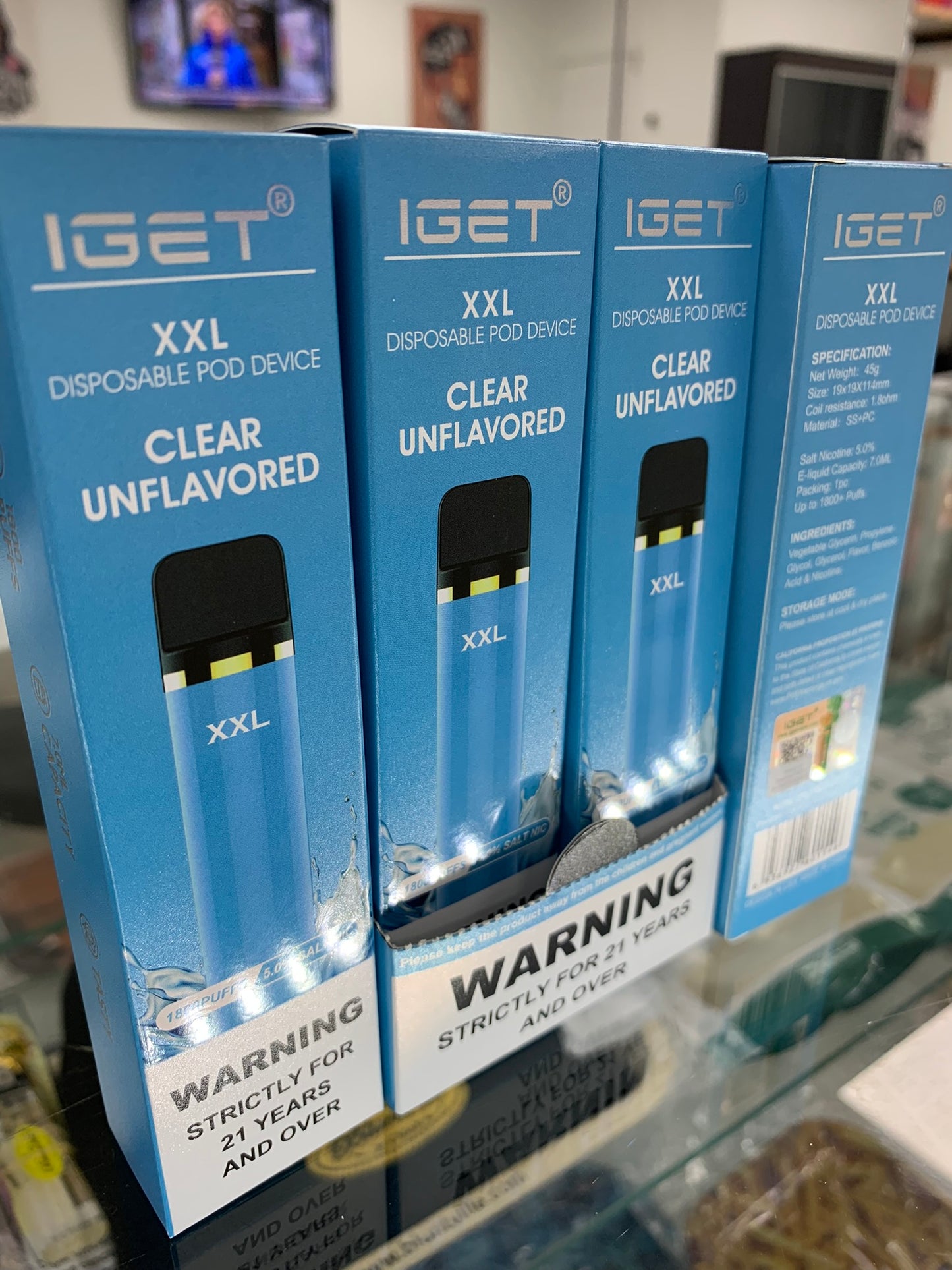 iGet XXL Clear Unflavored