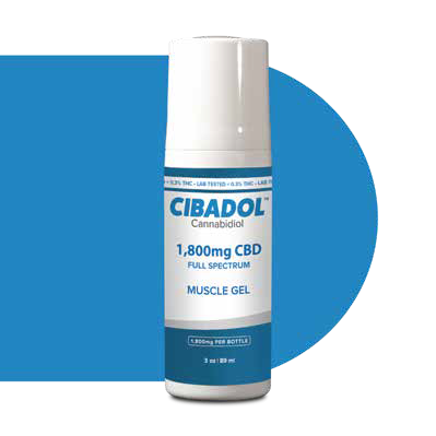 Cibadol Muscle Gel 1800mg 3 oz. roll on