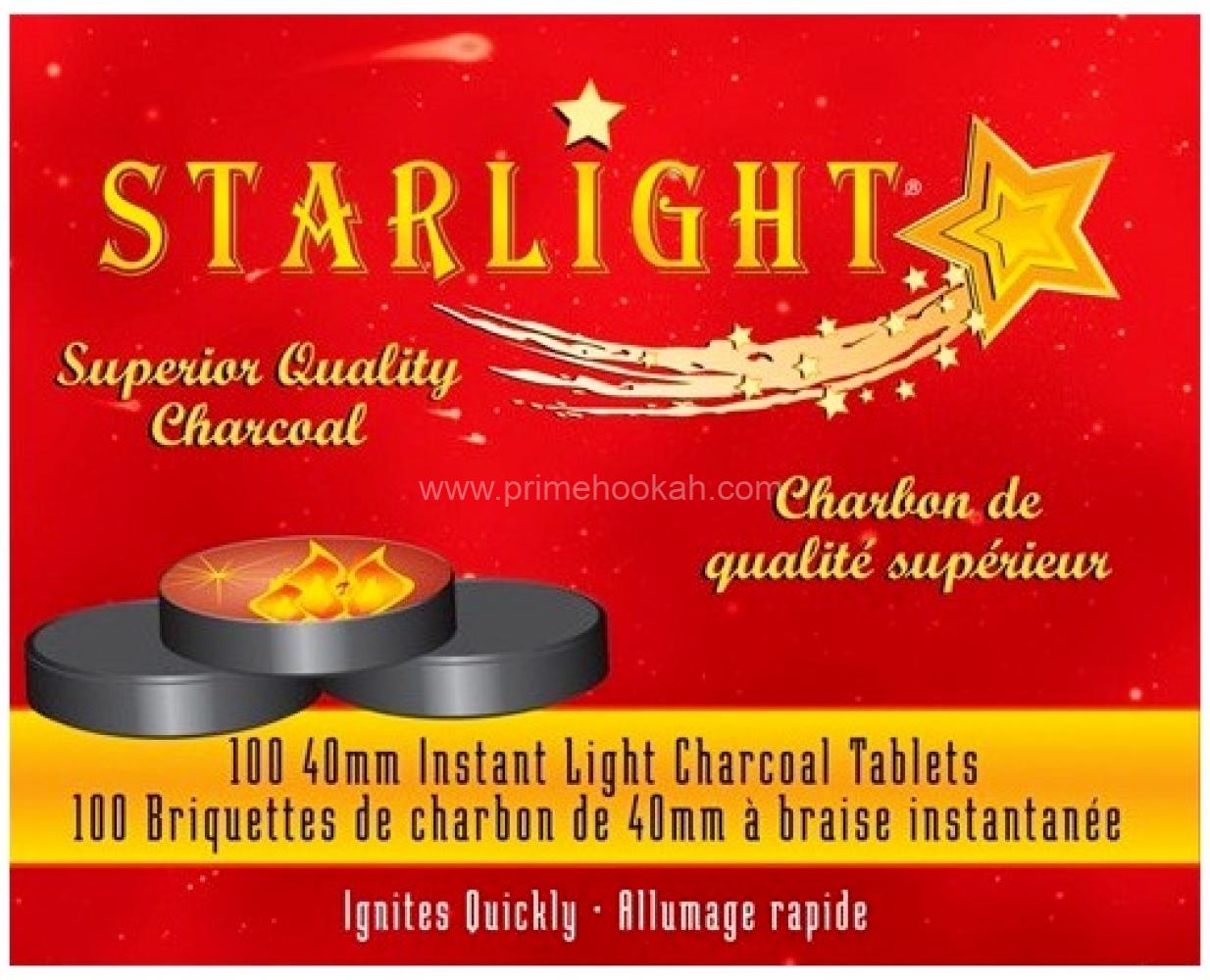 Starlight Small Hookah Charcoal 100 pack