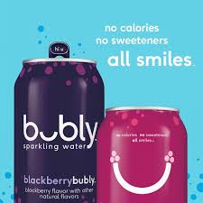 Bubly Sparkling Water Blackcherry