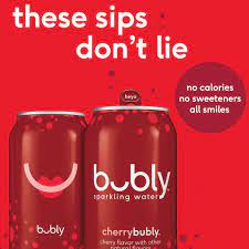 Bubly Sparkling Water Cherry