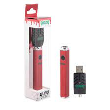 OOZE Quad Flex Temp Battery 500MAH Charger Red