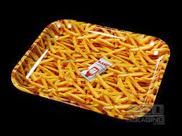 Raw French Fry Rolling Tray